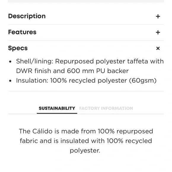 Cotopaxi Teca Calido Reversible Hooded Jacket - Large - Picture 8 of 8